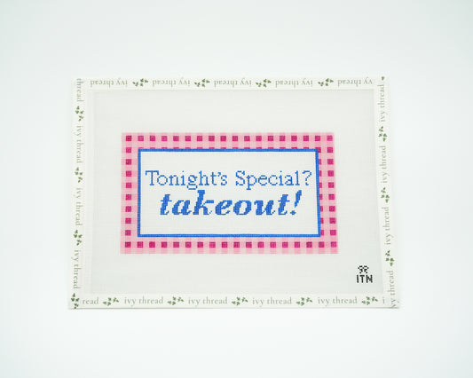 PRE-ORDER: Tonight's Special? Takeout!